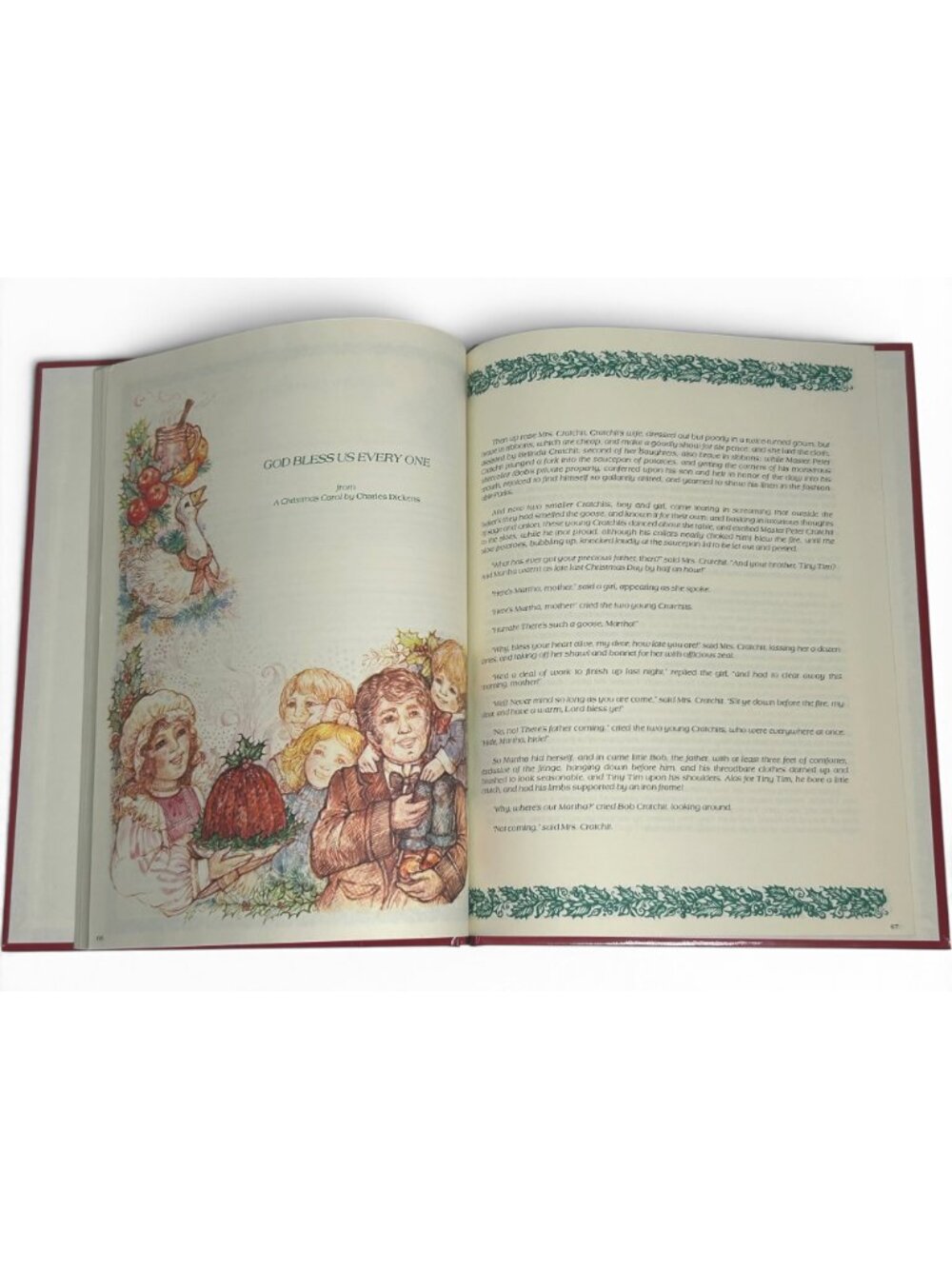 Vintage Our Family Christmas Treasury Memory Book Hardcover Current Inc 1989 New - Picture 6 of 13